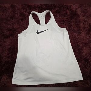 Nike Women's White Racerback Tank Top